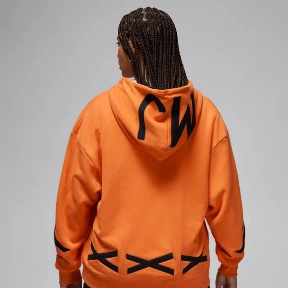Air Jordan x Nina Chanel Abney Hoodie Orange Size XXL NEW WITHOUT TAGS - Picture 2 of 11